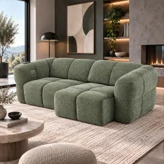 ДИВАН ТРОЙКА С ЕЛЕКТРИЧЕСКИ МЕХАНИЗЪМ - ORTONA LUX, ТЪМНОЗЕЛЕН_1