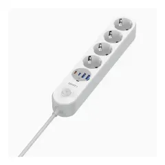 РАЗКЛОНИТЕЛ 4-КА С USB ЗАРЕЖДАНЕ - LDNIO, SE1-C_2