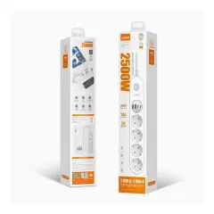 РАЗКЛОНИТЕЛ 4-КА С USB ЗАРЕЖДАНЕ - LDNIO, SE1-C_3