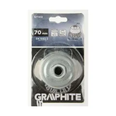ЧЕТКА ФЛЕКС ОПЛЕТЕНА КАМБАНА Ф70 - GRAPHITE, 57T413_1
